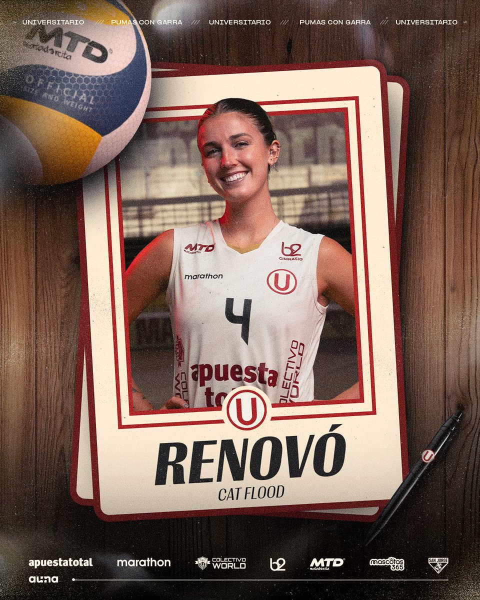 𝗦𝗘 𝗤𝗨𝗘𝗗𝗔 𝗘𝗡 𝗖𝗔𝗦𝗔 💛❤️

Catherine Flood seguirá liderando el ataque de nuestras Pumas en la próxima temporada.

¡𝗖𝗼𝗻 𝗴𝗮𝗿𝗿𝗮 𝘀𝗶𝗲𝗺𝗽𝗿𝗲, 𝗖𝗮𝘁! 🔥

#PumasConGarra