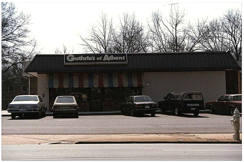 Guthrie's on Baxter St., ca. 1980s. I loved this place.