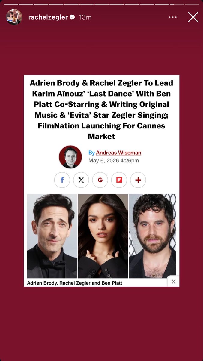 zeglivie's tweet photo. while mfs tried to bring her down, she didn’t give a fuck!!!! because she was too busy celebrating YET ANOTHER booked part🤩 oh rachel zegler THE STAR you are ! https://t.co/Znq5BaX7re