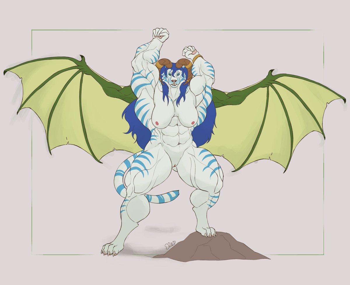KillikEagle's tweet photo. Just posing
#fantasy #art #furry #musclegirl #nsfw https://t.co/cZ75N2UBOa