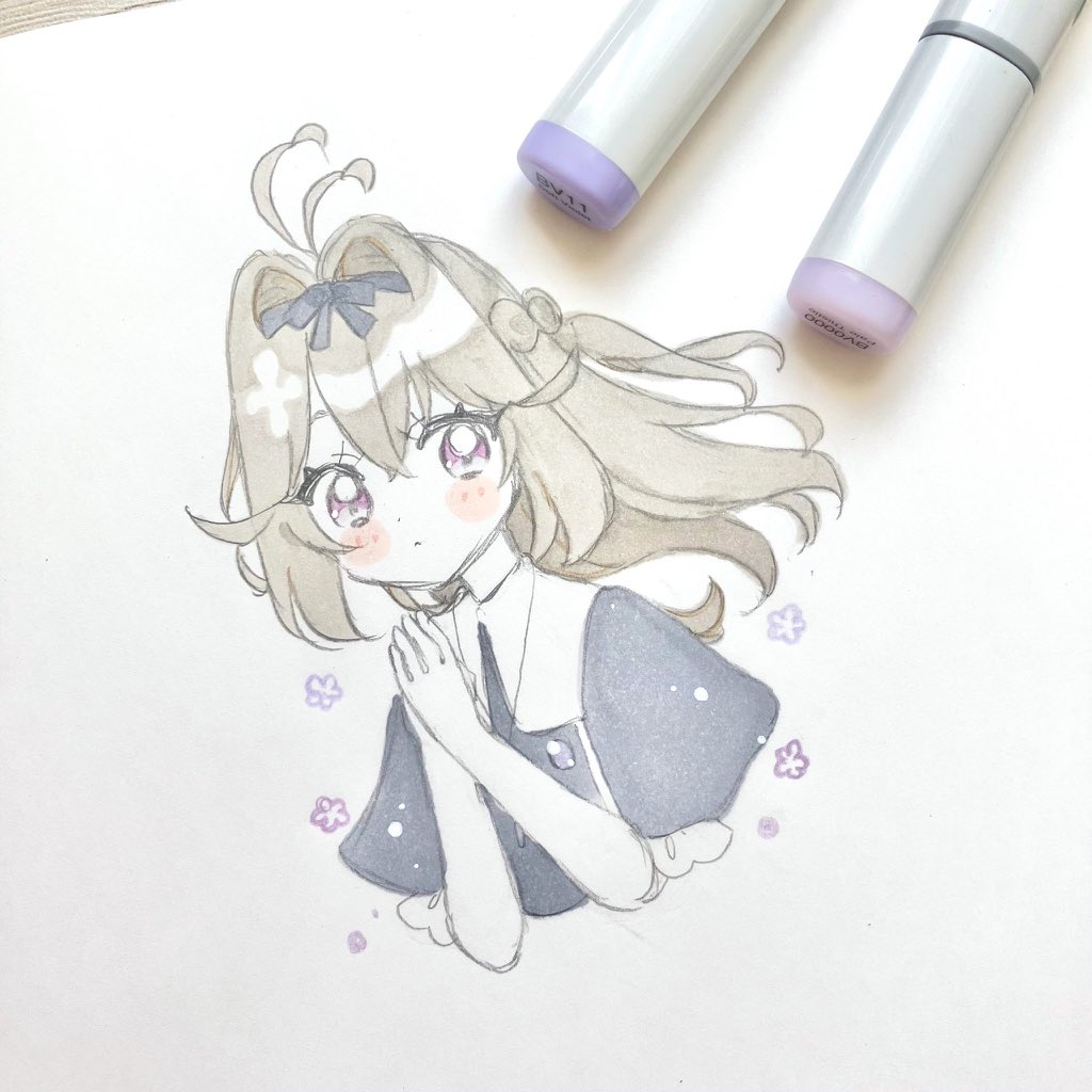 ハーフアップるるかちゃん🌷͙֒♡ #たんプリ　#プリキュア　#precure