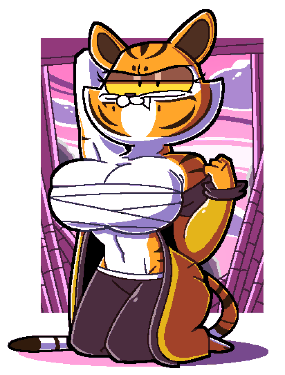 ToastTank's tweet photo. Tiger Warrior Lady https://t.co/QNvg0JjgKj
