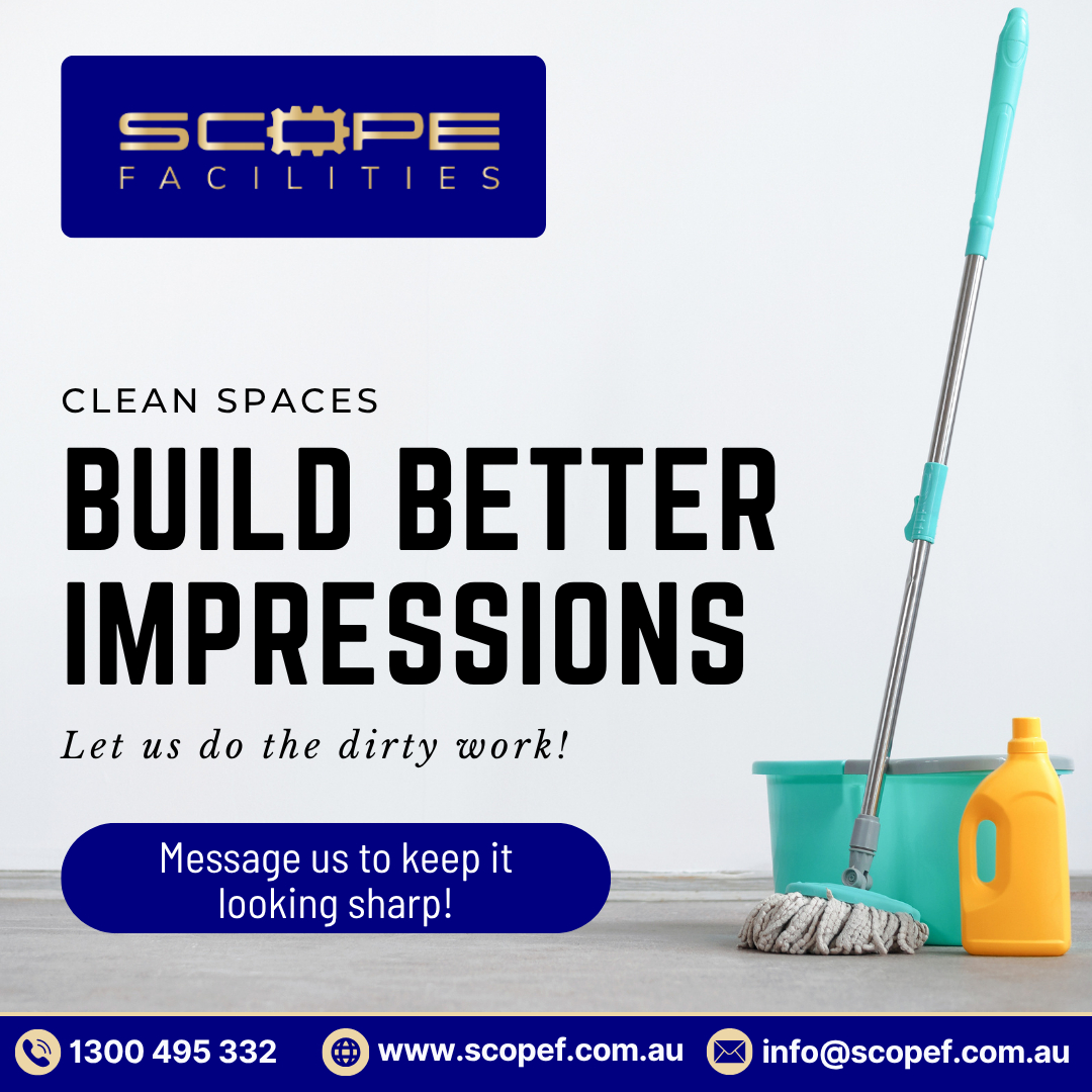 au_scope's tweet photo. Clean spaces don’t just look good they build trust.

👉 Message us to keep it looking sharp.

📞 1300 495 332 | 💻 https://t.co/D4C9WfC1YS | 📧 info@scopef.com.au

#firstimpressions #commercialcleaning #cleanworkspace #facilitymanagement #propertymanagement #ScopeFacilities https://t.co/IylMMLXtJP