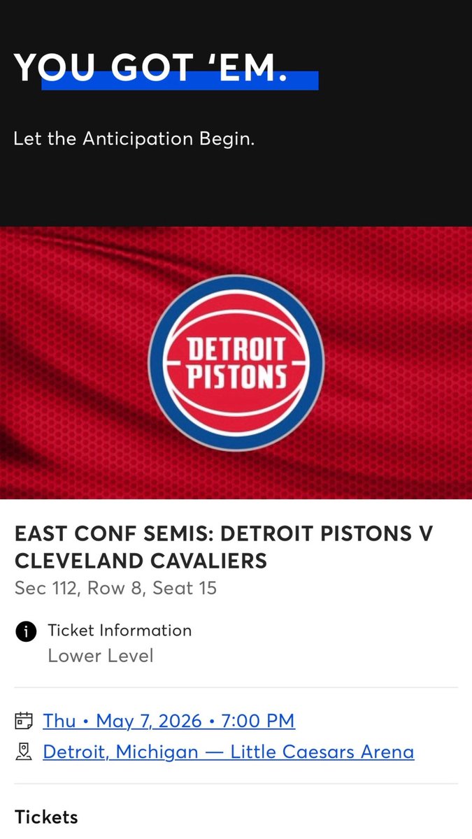mikieboyee's tweet photo. #Detroit #Pistons #nbaplayoffs 
#EasternConference 🏀 https://t.co/TY5wjYGPzJ
