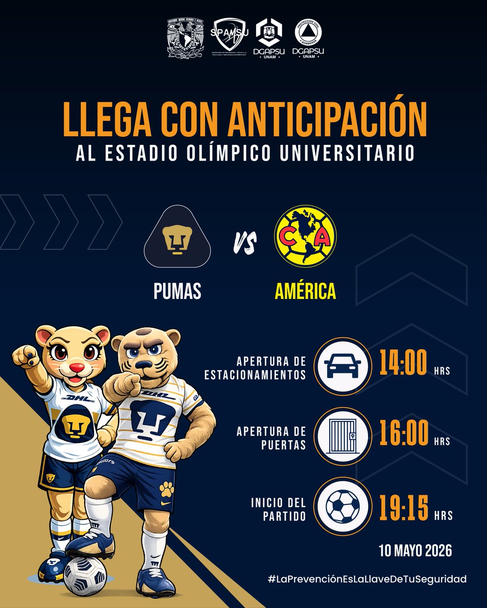 Protección Civil UNAM tweet media