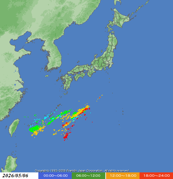 Central1Fjc's tweet photo. 昨日の落雷状況
https://t.co/17tL662yEv https://t.co/nRjk7ISQgb