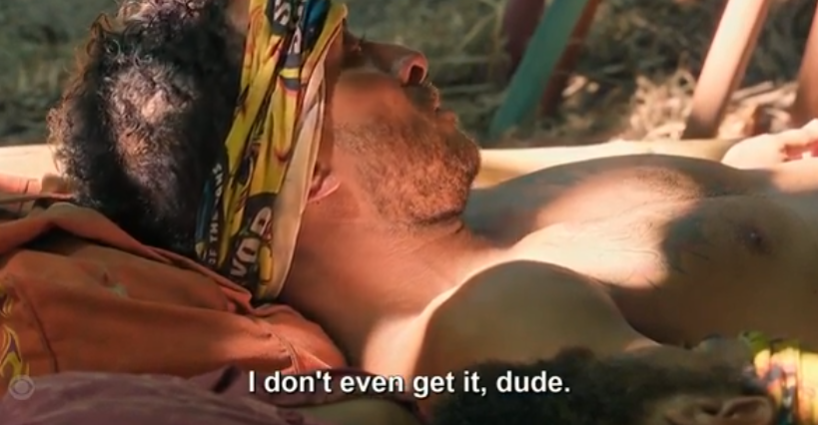 TheAllanAguirre's tweet photo. Joe is the type to go to McDonald's for his first meal when traveling outside of the country.

#Survivor50 https://t.co/2a0WI5Z8hG