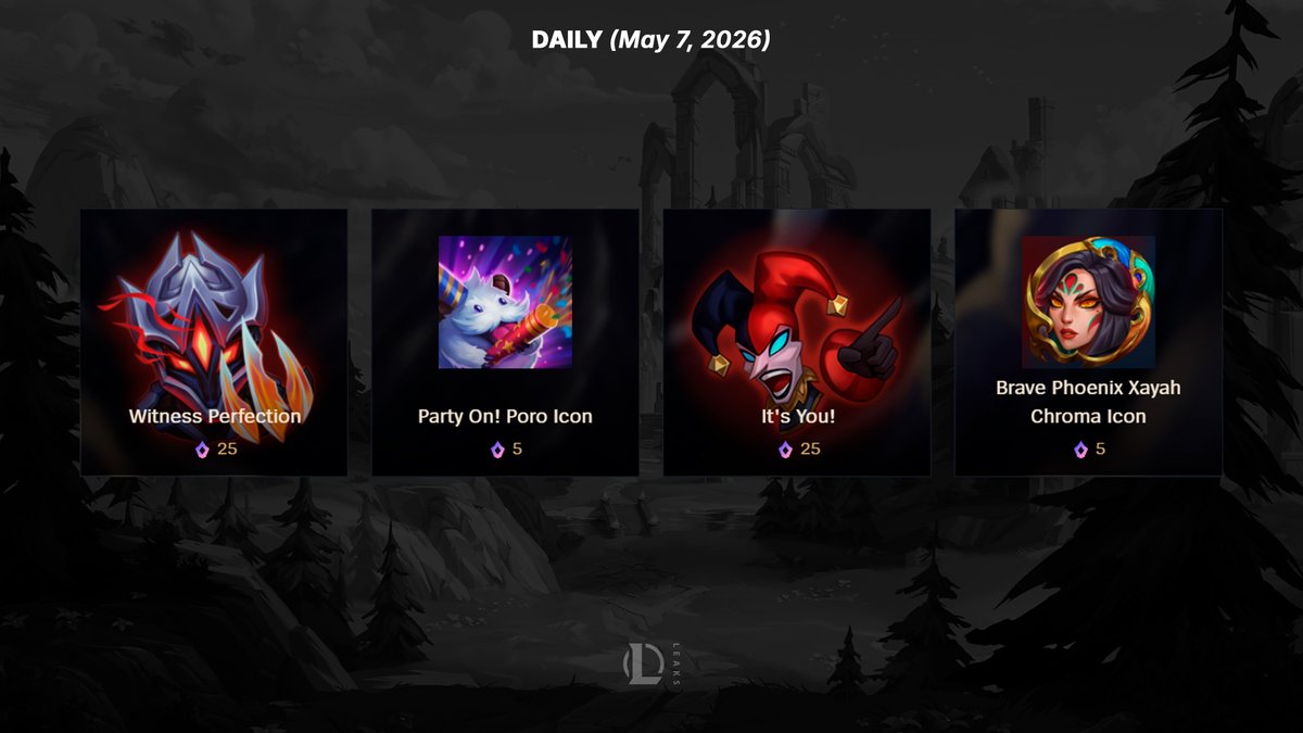 League of Legends Leaks & News tweet media