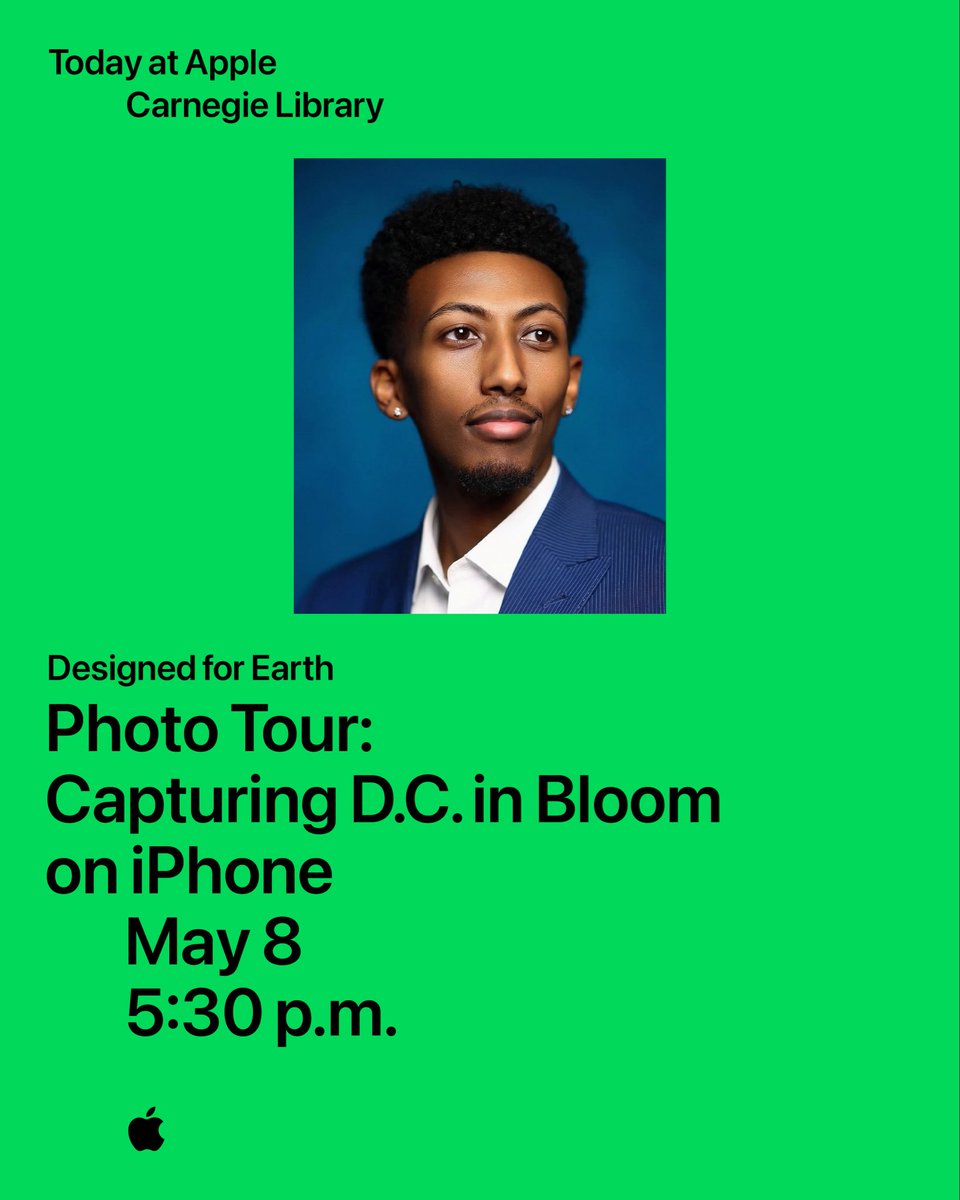 mikaelselassi's tweet photo. Join @ChrisPyrate &amp; I at Apple Carnegie Library on May 8 &amp; May 9. The sessions are free but spots are limited. Sign up at https://t.co/RZK8ofU9h8 #TodayatApple https://t.co/6BpDaVnV4H