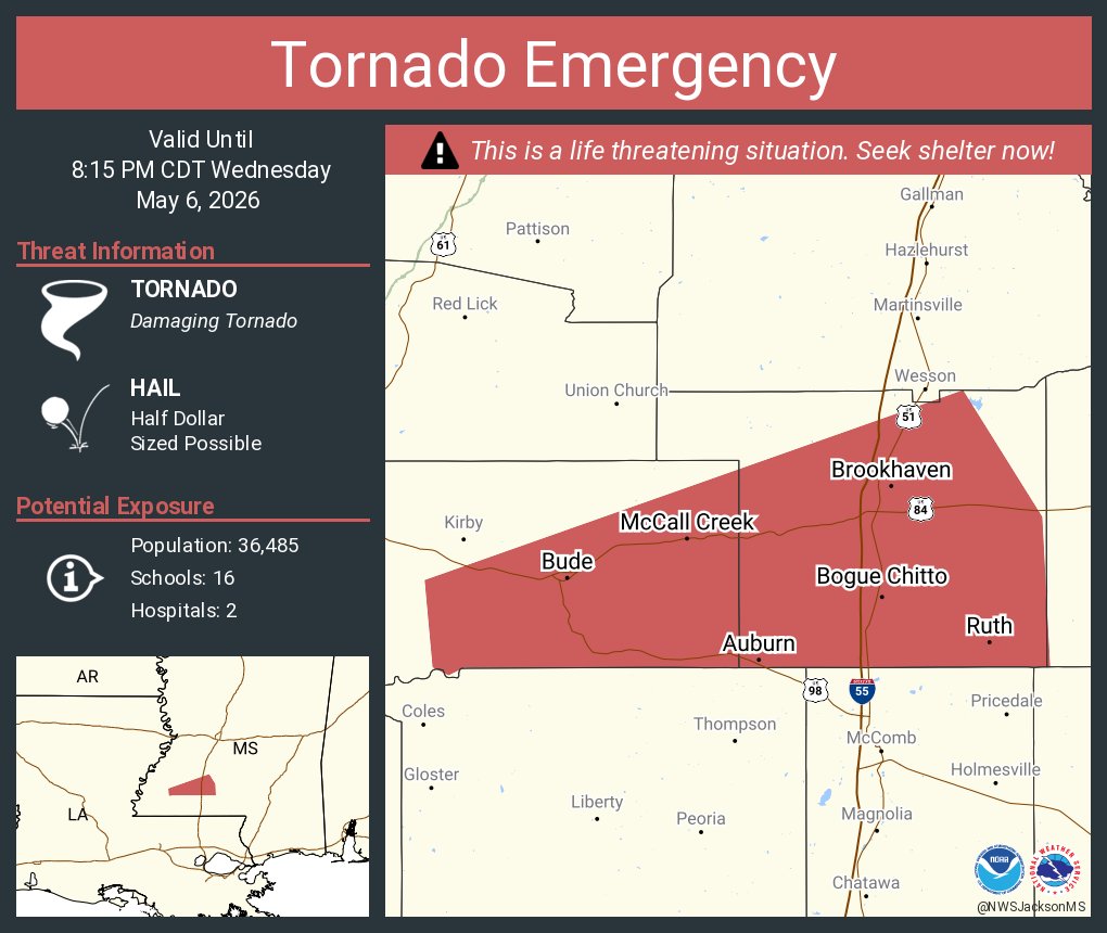 NWS Tornado tweet media
