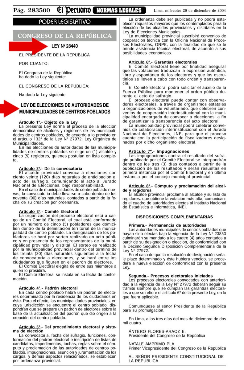 MigSalino's tweet photo. Las mesas 900 se crearon en diciembre 2004 con la Ley 28440 con el único fin DE ELEGIR AUTORIDADES EN CENTROS POBLADOS y nada más (léase ámbito municipal).
■ ¿Cómo es que siendo así estas mesas aparecen en distritos de Lima QUE NO SON CENTROS POBLADOS y para las presidenciales? https://t.co/fXq3gVF3Uh
