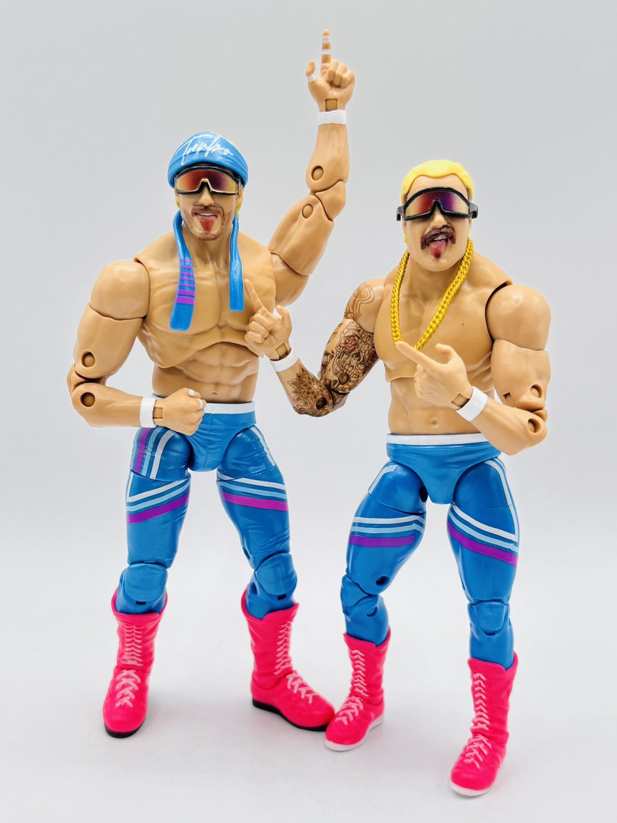 sirpaul64's tweet photo. The Outrunners Are Ready For Summertime Unboxing & Review! https://t.co/oc3Jyfbx6D #aew #wrestling #toys #theoutrunners #ringofhonor @jazwares @jazwaresvault @TruthMagnum @turbofloyd_ https://t.co/l7rYaryTCK