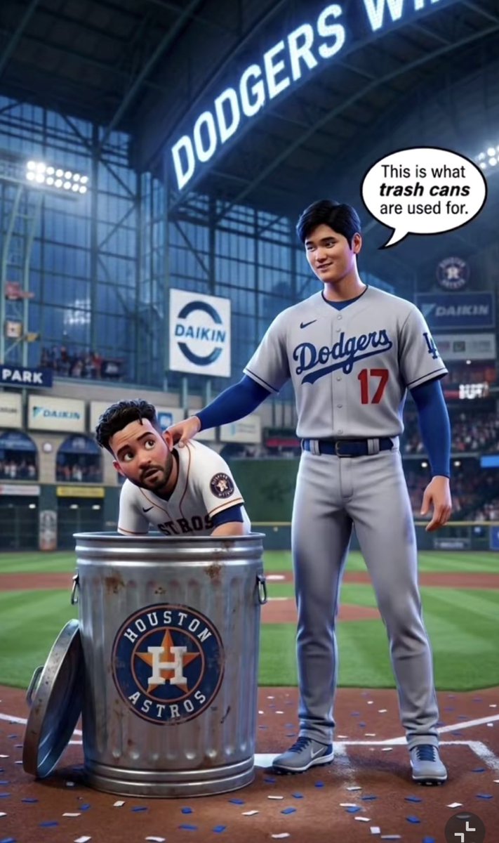 Chibeto's tweet photo. This image just made my entire week!

#Dodgers #Houston https://t.co/uoWi9DyAoo