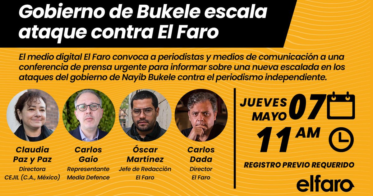 El Faro tweet media