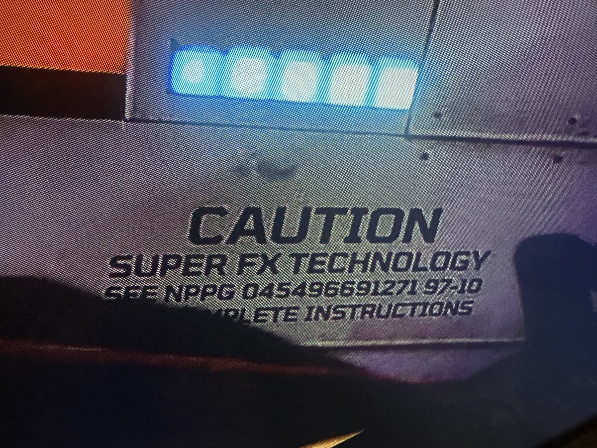 KeroTrigger's tweet photo. I knew there had to be more hidden meanings on these numbers seen on the Arwing besides the Super FX chip reference.. and I was right! The UPC of the players guide! #StarFox https://t.co/n184tImjnd