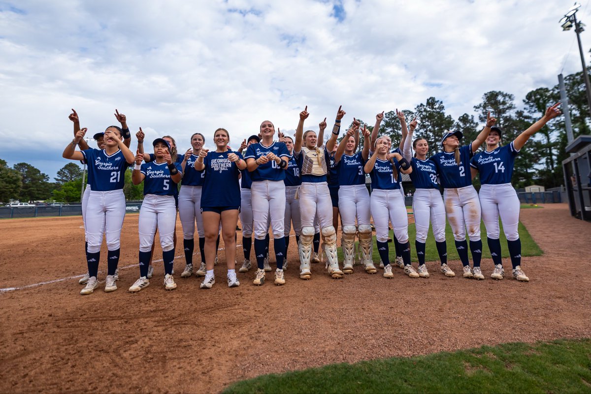 GSAthletics_SB's tweet photo. Thank you, Eagle Nation! Couldn’t do anything without y’all 💙

#HailSouthern https://t.co/Z1OmRmF51W