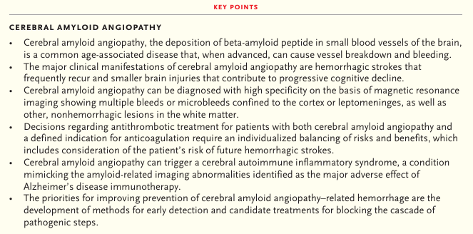 MHcsba's tweet photo. New England Journal of Medicine (NEJM) 2026: Angiopatia cerebral amiloide
DOI:10.1056/NEJMra2411298
https://t.co/cL7saZNryb
#MedEd #MedTwitter #MedX https://t.co/O3ozI0qapK