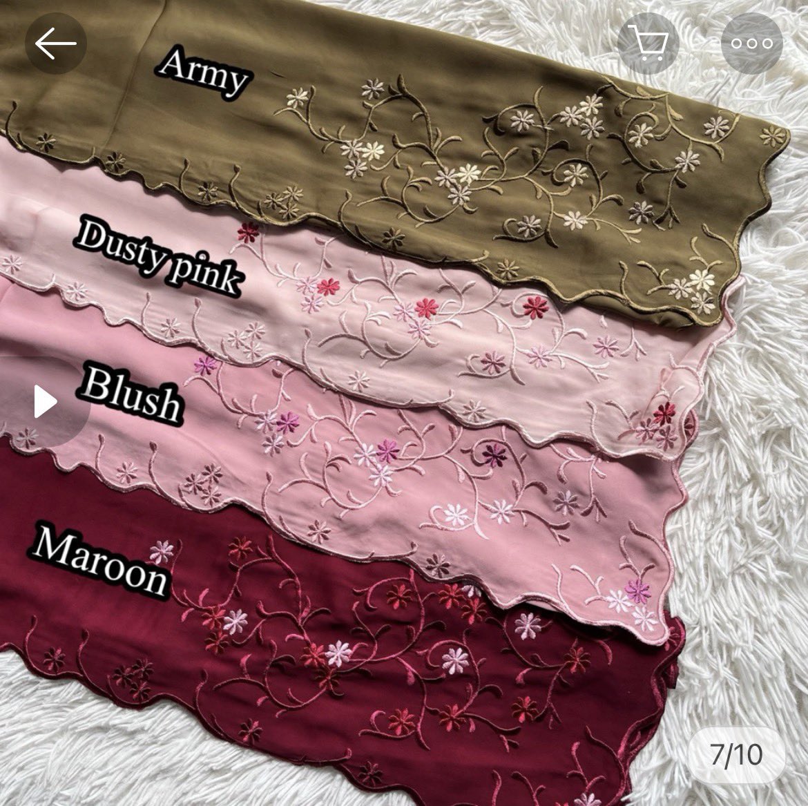 mau open jastip pashmina bordir malay/baju kurung malay 🫶🏻 ready INA 26 ...