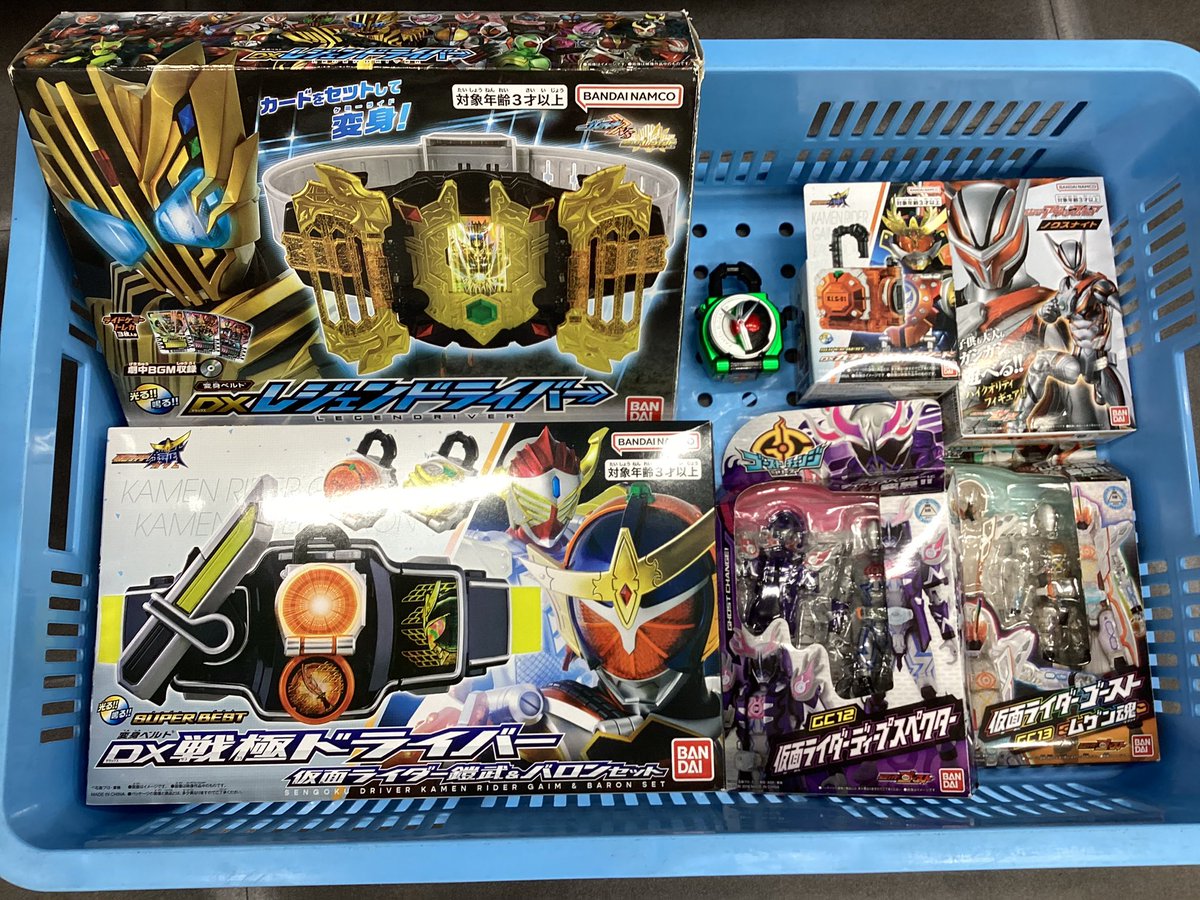 仮面ライダーのCSMベルト、DXベルト、S.H.Figuarts、ガンバレジェンズ