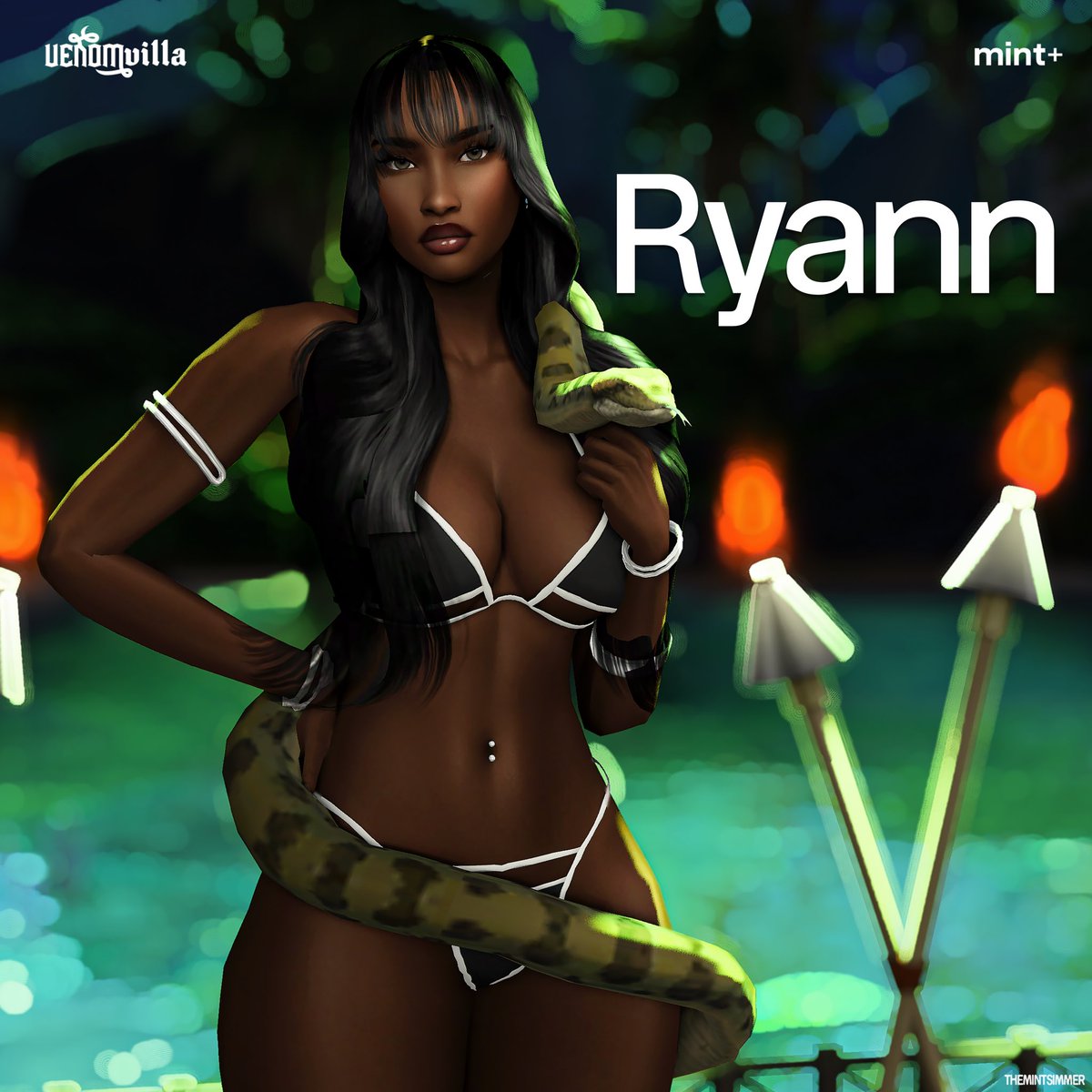 thevenomvilla's tweet photo. the first toxins are here and they’re NOT playing fair 🥵🐍🔥 meet kori, jayson and ryann! #VenomVillaS1

@Thee_Kori made by @ShiTheSimmer 
@xJayson504x made by @SerenitySims177 
@TheRealRyannV made by @jmarsmith https://t.co/XjApkCrlFt