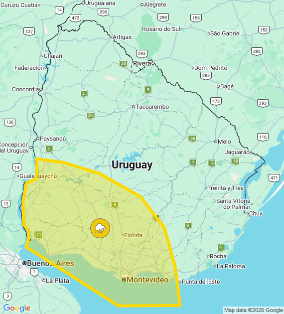 Instituto Uruguayo de Meteorología tweet media