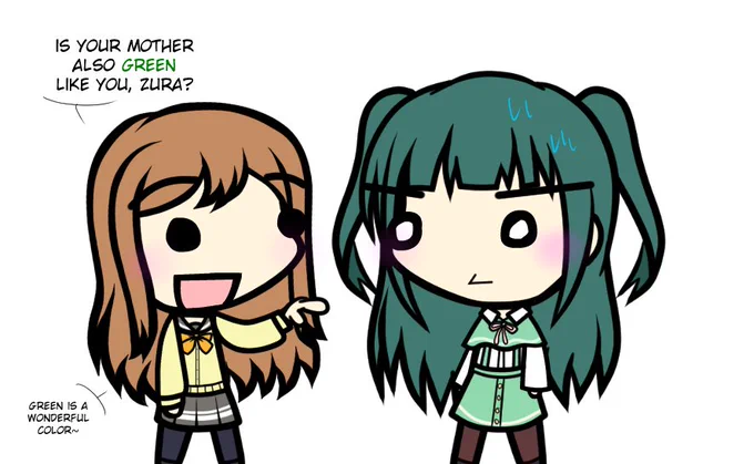 Today's Maru - Day 798 maru asks something green #山田真緑生誕祭2026