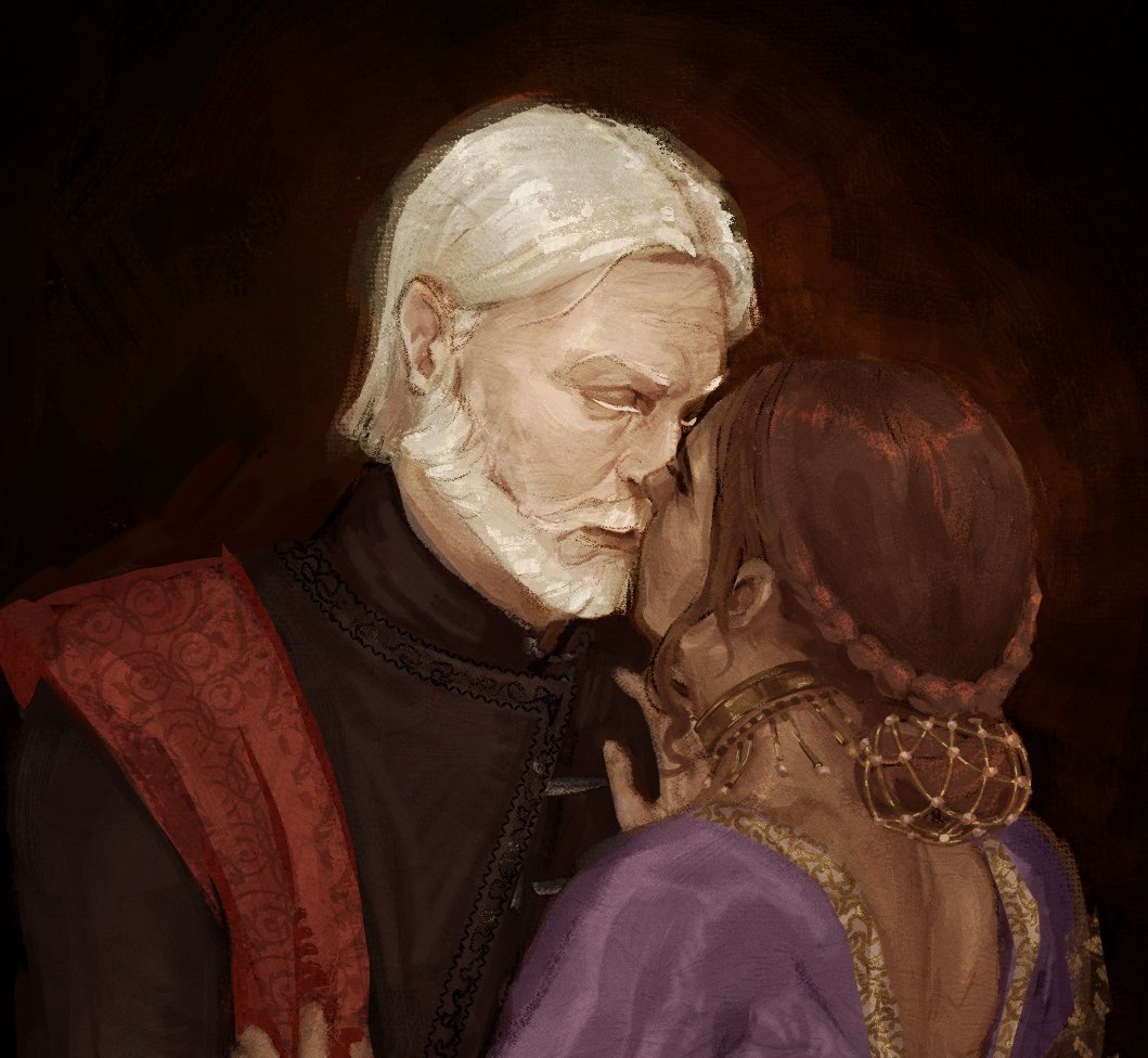 Kay0das's tweet photo. Very scary first attempt at more oil paint-like render (?) I’ve never touched oils in real life 

+ closeup https://t.co/V4XZXelMlQ