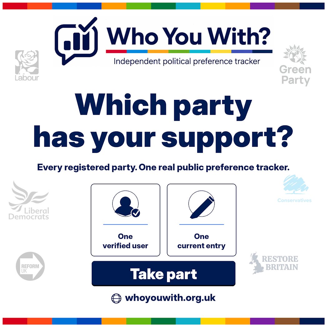 Today is polling day for the 2026 UK local elections!

Polling stations are open 7am to 10pm across England (and there are elections in parts of Scotland and Wales too). If you're in the queue by 10pm, you can still vote. Make your voice count — no matter which party you support.