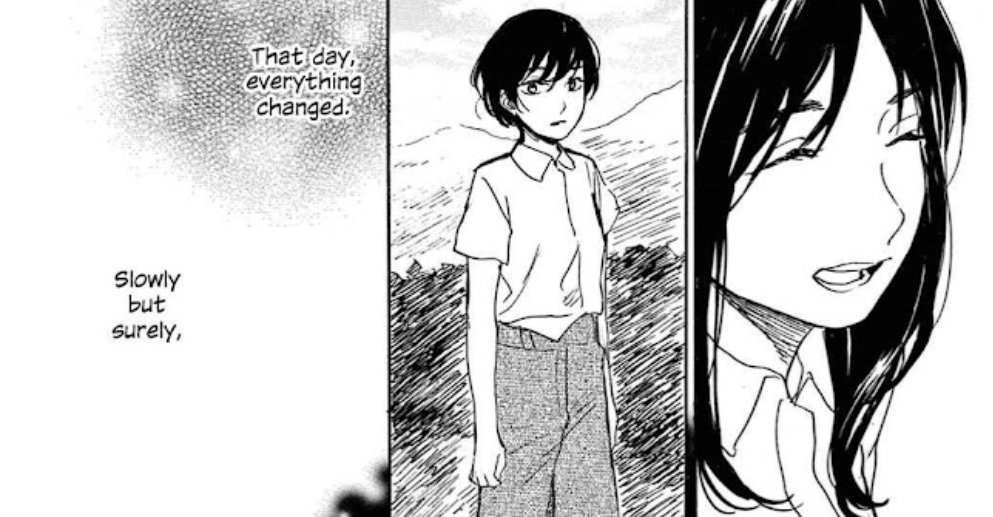Yume no Hashibashi.
Just finished reading this tragic manga and it made me cry.
I love the way the events were presented, it made the story feel more cruel and heartbreaking.