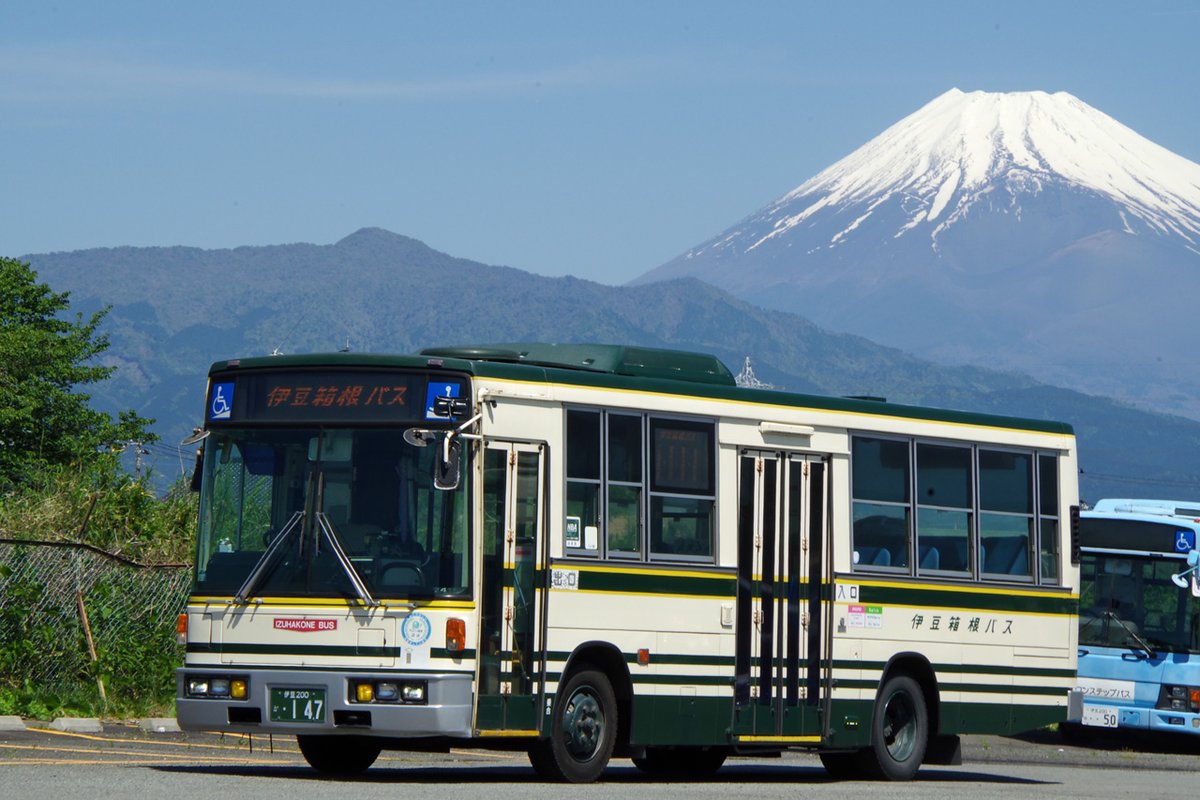 伊豆箱根バスありがとう133号車～本社構内での撮影＆旧音声録音の再現