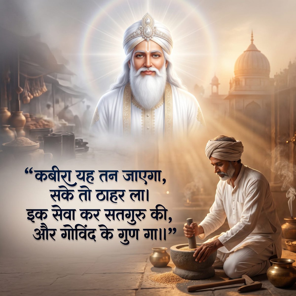 कबीर वाणी 
#thursdaythoughts
#knowledge #KabirVani #Socialchallenges
#thursdaymotivation
#thoughtoftheday #todayquote #lifequotes #dailyquotes #quotesaboutlife  #sanewshimachalpradesh