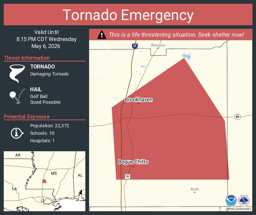 NWS Tornado tweet media