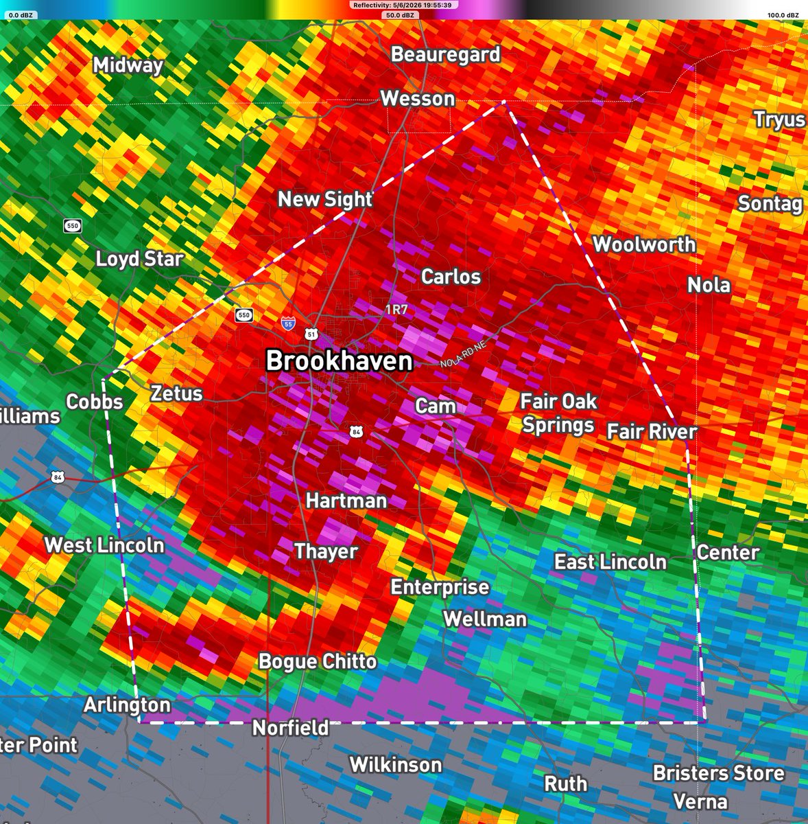 ryanhallyall's tweet image. TORNADO EMERGENCY for Brookhaven MS and Bogue Chitto MS until 8:15 PM CDT. This is a LIFE THREATENING SITUATION! Seek Shelter!

We're LIVE now: youtube.com/watch?v=1munaf…