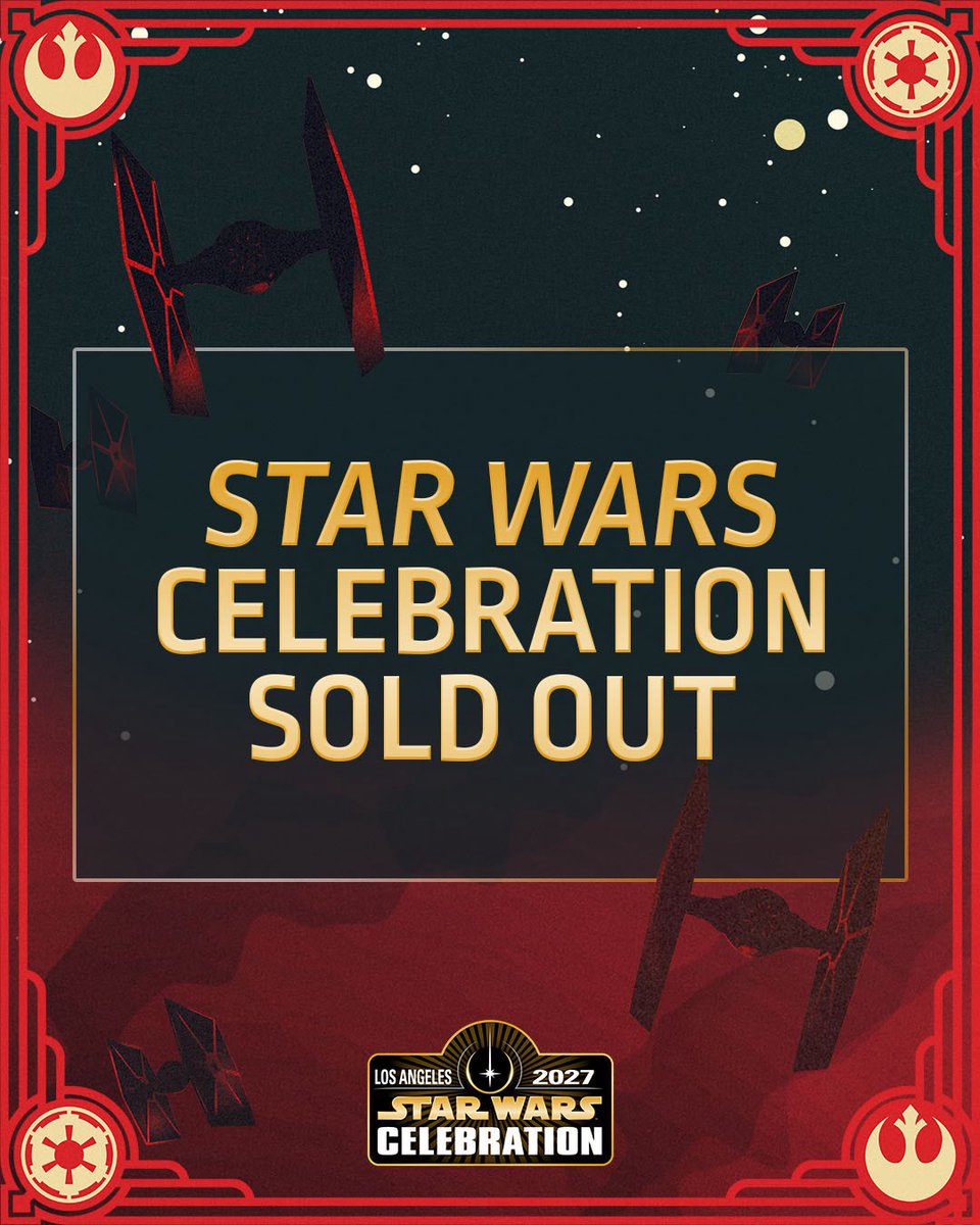 Star Wars Celebration tickets are sold out! Did you get yours?
.
#StarWars #ComicCon #Collectibles