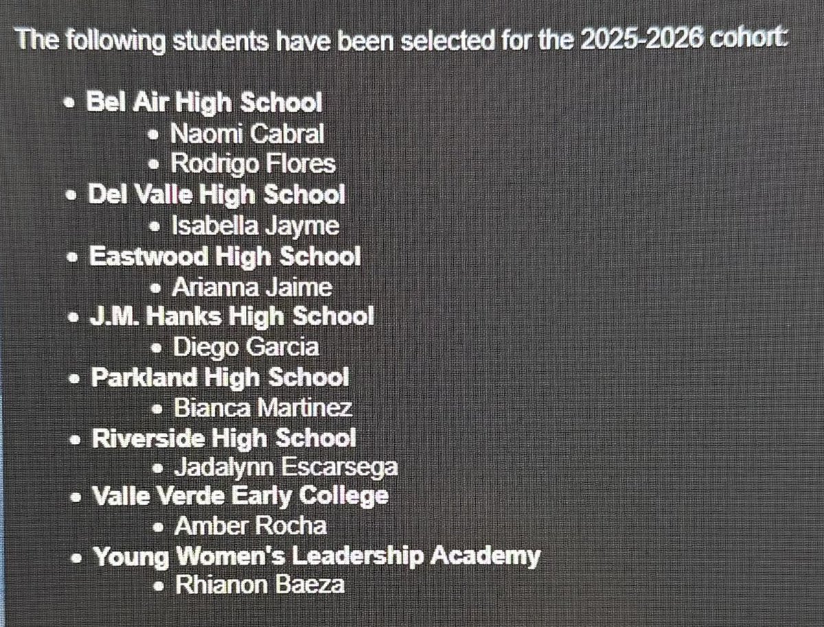 Ysleta ISD CTE tweet media