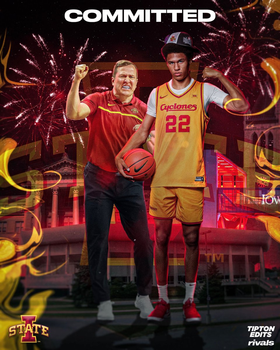 NEWS: Donovan Davis, Rivals’ No. 31 overall recruit in the 2027 class, has committed to Iowa State, he told <a href="/Rivals/">Rivals</a>.

The 6-7 forward becomes one of the highest-ranked players to choose the Cyclones in the modern recruiting era. 

on3.com/rivals/news/fo…
