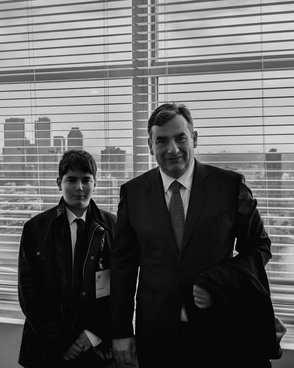 CrownofGeorgia's tweet photo. Picture from the visit of March 14, 2025: His Royal Highness Prince Davit Bagration of Georgia led a distinguished delegation to the United Nations Headquarters in New York.

#bagration #mukhrani #georgia #princedavit #royalhouseofgeorgia https://t.co/4bM7yQrbB9