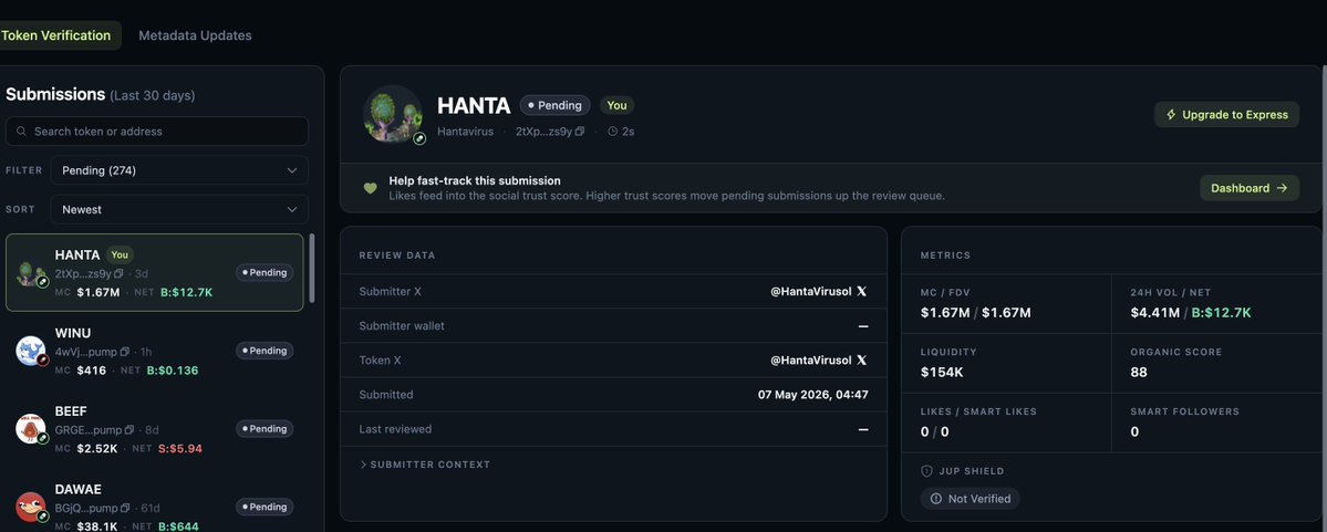 Hanta Virus tweet media