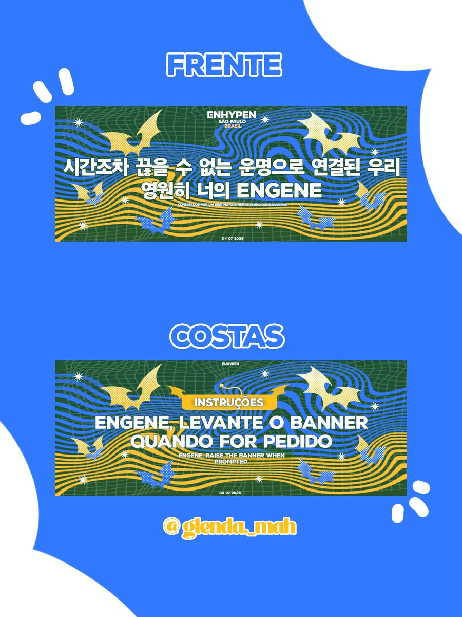 eu gostei muito de vários banners mas acho que os que mais fizeram sentido pra proposta e na intenção de enaltecer o nosso país, esses aqui foram incríveis