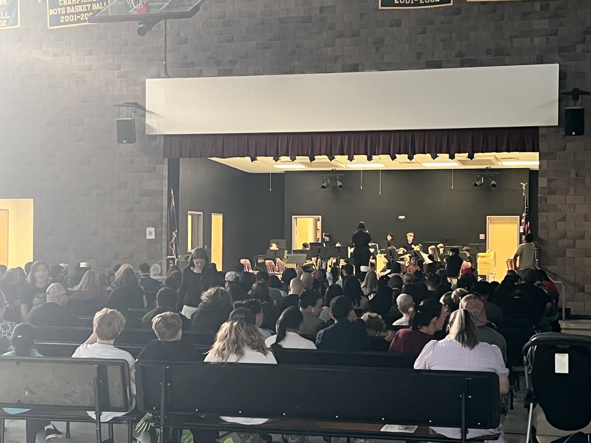 PrincipalJHood's tweet photo. Paseo Hills Spring Band Concert is all sweet sounds tonight. @dvusd 🐍⭐️ https://t.co/WIeEXXVHz6