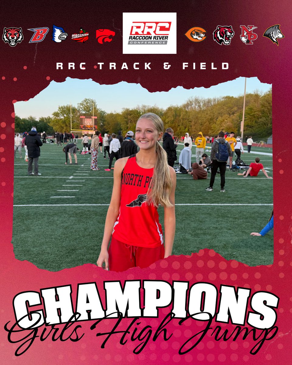 admactivities's tweet photo. Congratulations to North Polks Reese Wagner for being the girls High Jump Champion https://t.co/7yR1Ua23ZD