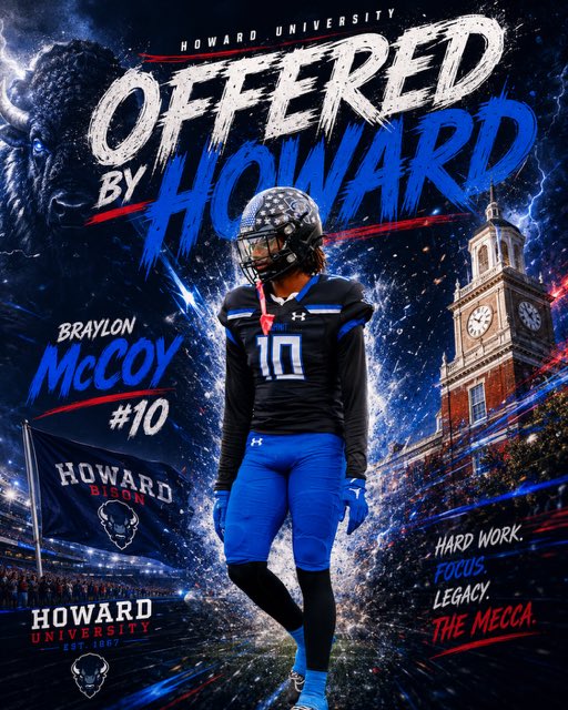 Braylon_McCoy_'s tweet photo. After a great conversation with @TomlinsonCoach I am extremely blessed to receive my first offer from @HUBISONFOOTBALL. I appreciate the opportunity.@CoachLaborte @CoachReed10 @Hagey03 @coachmutt @SummitFB https://t.co/AEphXHzSMe