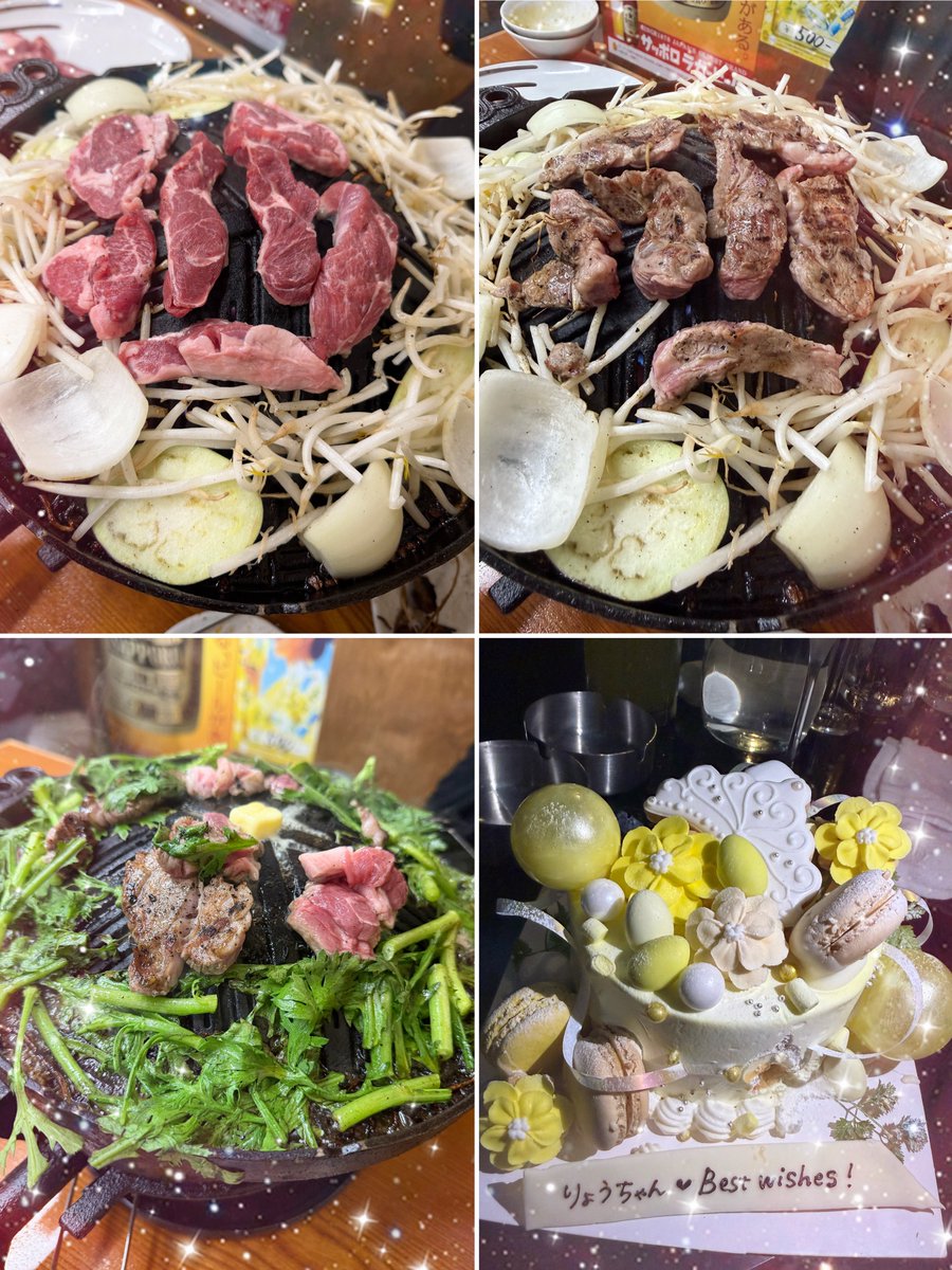 GWの飲み❣️ 
むちｴﾛ友💫@dj_otokoume @crystal_GYMin 
ベロベロなって楽しかった🎶
ケーキかわいすぎてありがとう😭🫶

都内某所のカラオケバーのマスター♪
ご一緒した方々♪ありがとうございました🎶 https://t.co/OgvUeZfyHg