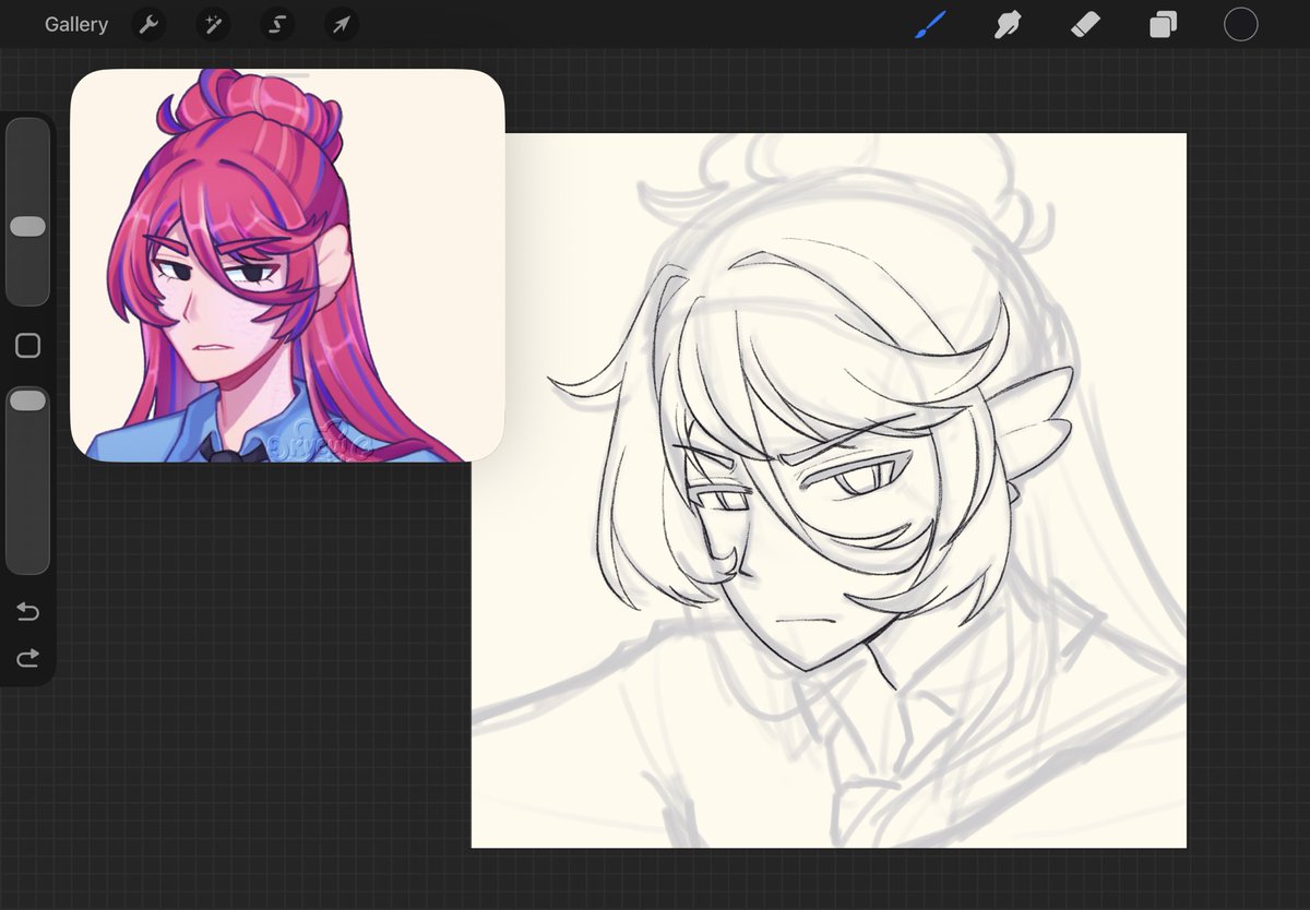 kyewpido's tweet photo. wip of the new style i’m trying inspired by xhs artists #wip https://t.co/fdx2BnelVh
