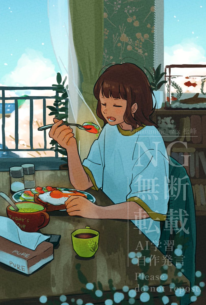 Post by 松峰￤イラストレーター on X: 春、長閑けき
