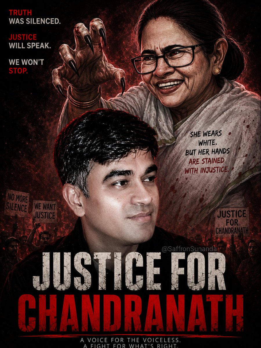 Arrest the Dictator Demon Didi,

Justice For Chandranath Rath 🙏