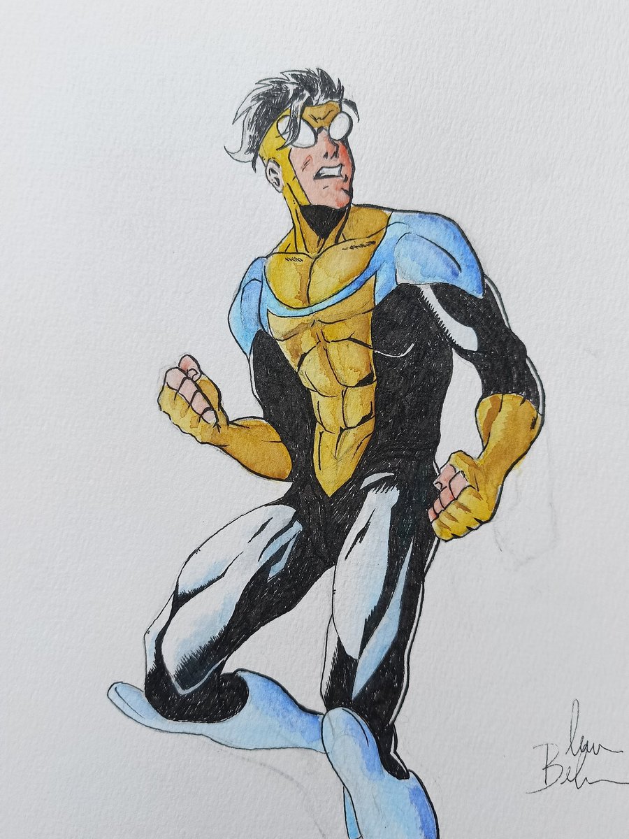Resenand's tweet photo. Watercolors Drawings #invincible #venom https://t.co/EEo8IxfZd3