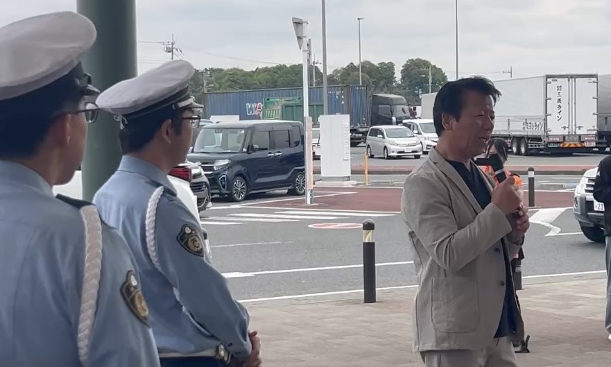 おはようさん👮 ゴールデンウィーク最終日5/6 茨城県古河市の道の駅 で