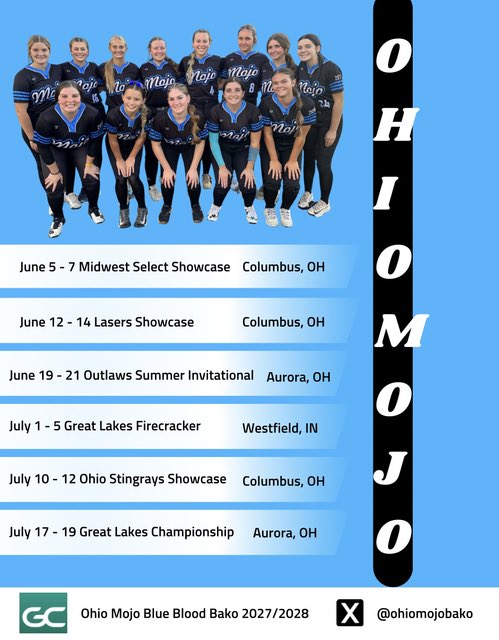 AvaCrombie_2028's tweet photo. The summer season is coming up quick, down below is our schedule. Come check out my awesome team and I play! 

@ohiomojobako @StonyBrookSB @OhioBobcatSB @ONUSoftball @BGSUSoftball @BallStateSB @Nicole_Bowmann @Hall_J_4 @TiffinUSoftball @MiamiOH_SB @IUINDY_SBALL @LipscombSB https://t.co/E8FoGQXUrc