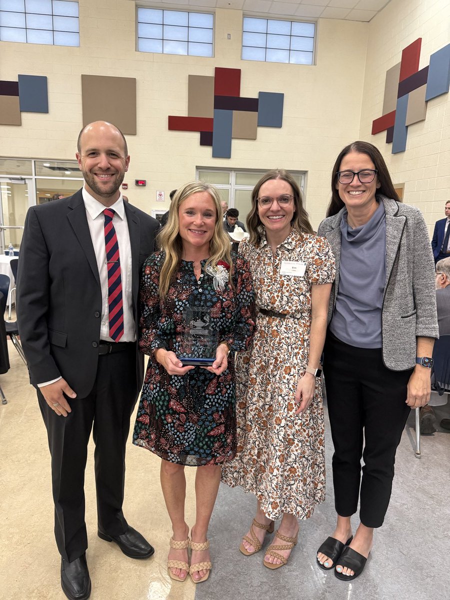 LMS_Super's tweet photo. Congratulations to Heidi Reiners and Seneca Taylor for their Project Excellence Teacher of the Year award. They are both so deserving!  Certainly a proud day in PantherLand! 💚💛 https://t.co/2HDycDAKFj